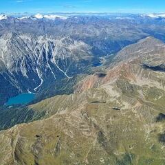 Flugwegposition um 14:32:04: Aufgenommen in der Nähe von 39030 Rasen-Antholz, Autonome Provinz Bozen - Südtirol, Italien in 3573 Meter
